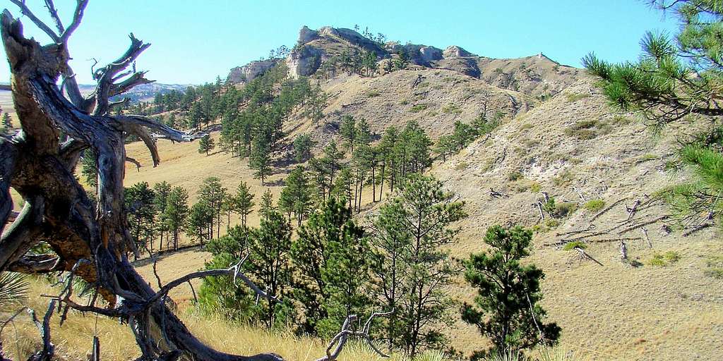 Walter Reed Butte at Fort Robinson SP