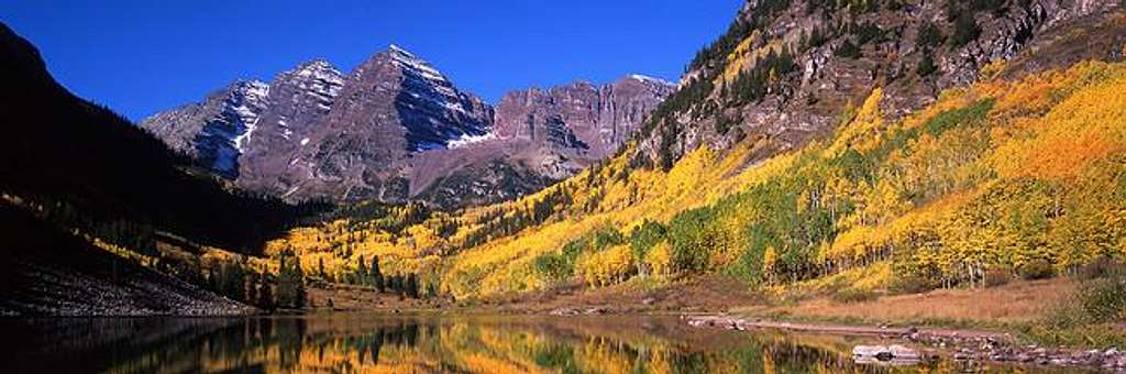 The Maroon Bells from Maroon...