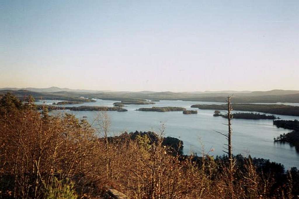 Shot of Squam Lake from West...