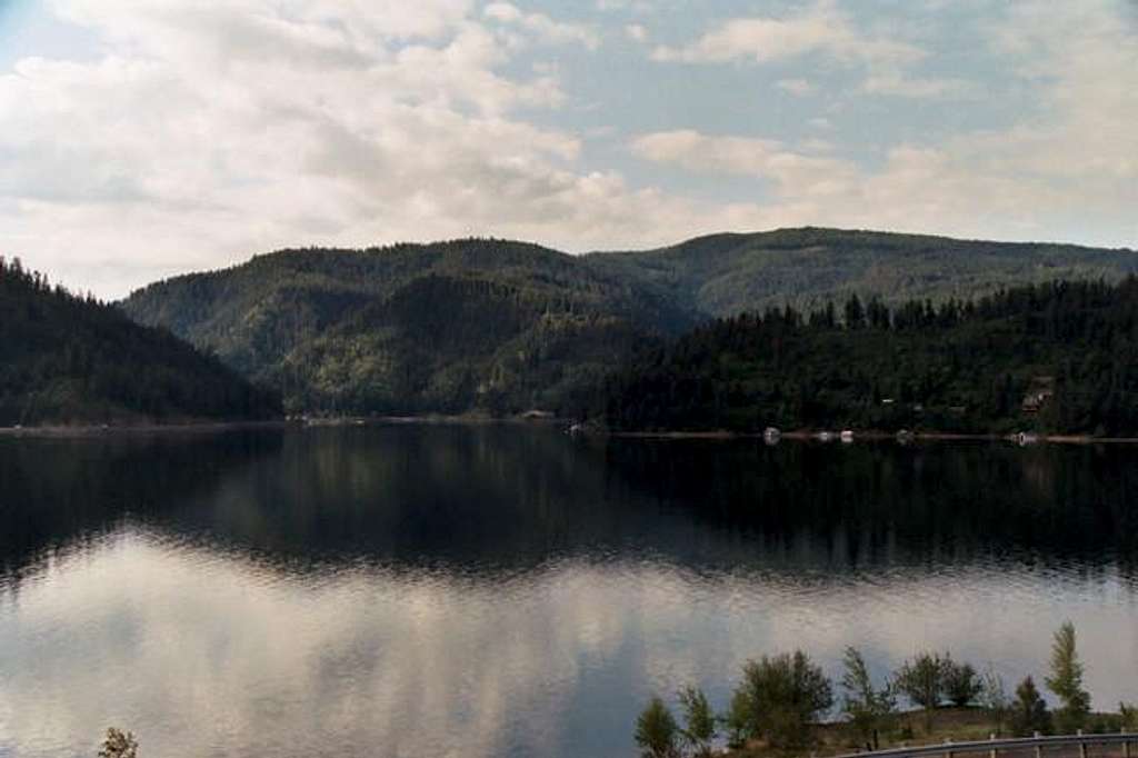 Mt Coeur d'Alene (center), as...