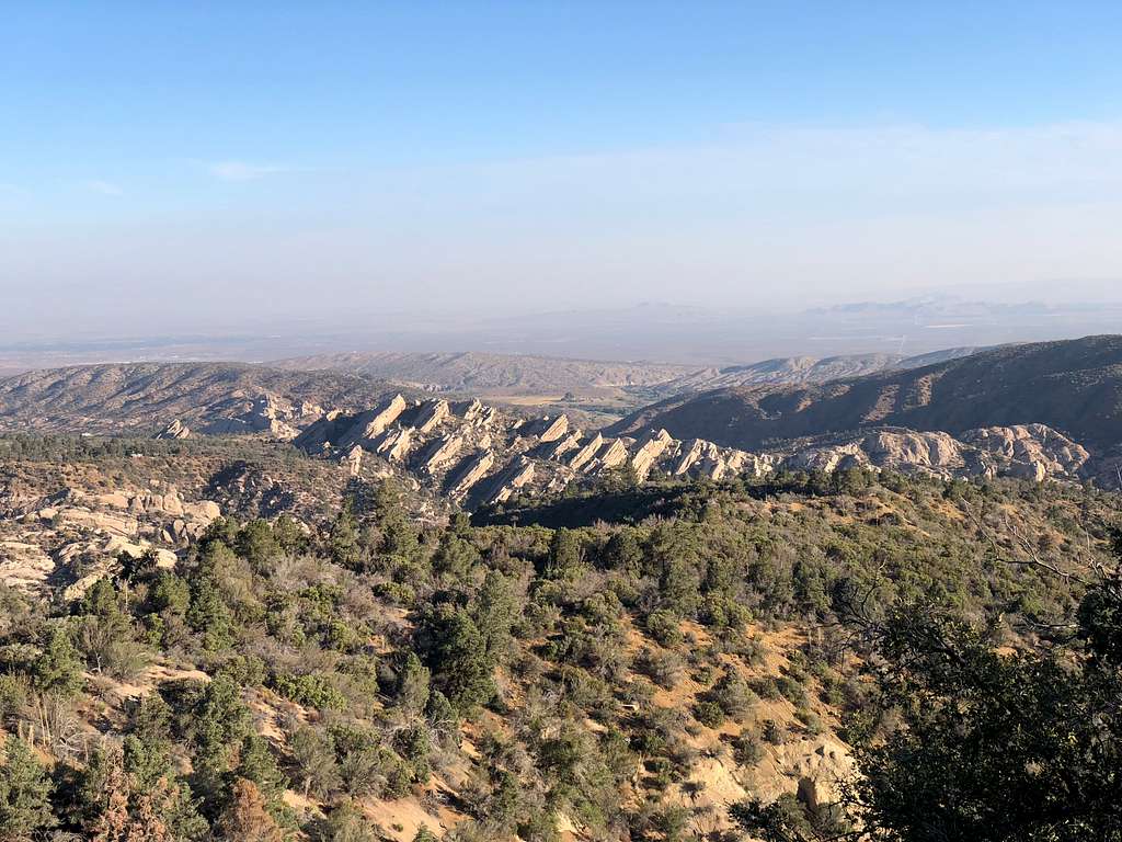 View of Devil's Punchbowl from Devil's Chair Trail