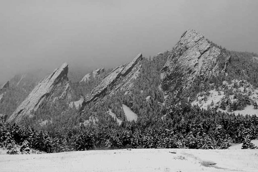 The Flatirons and Green...