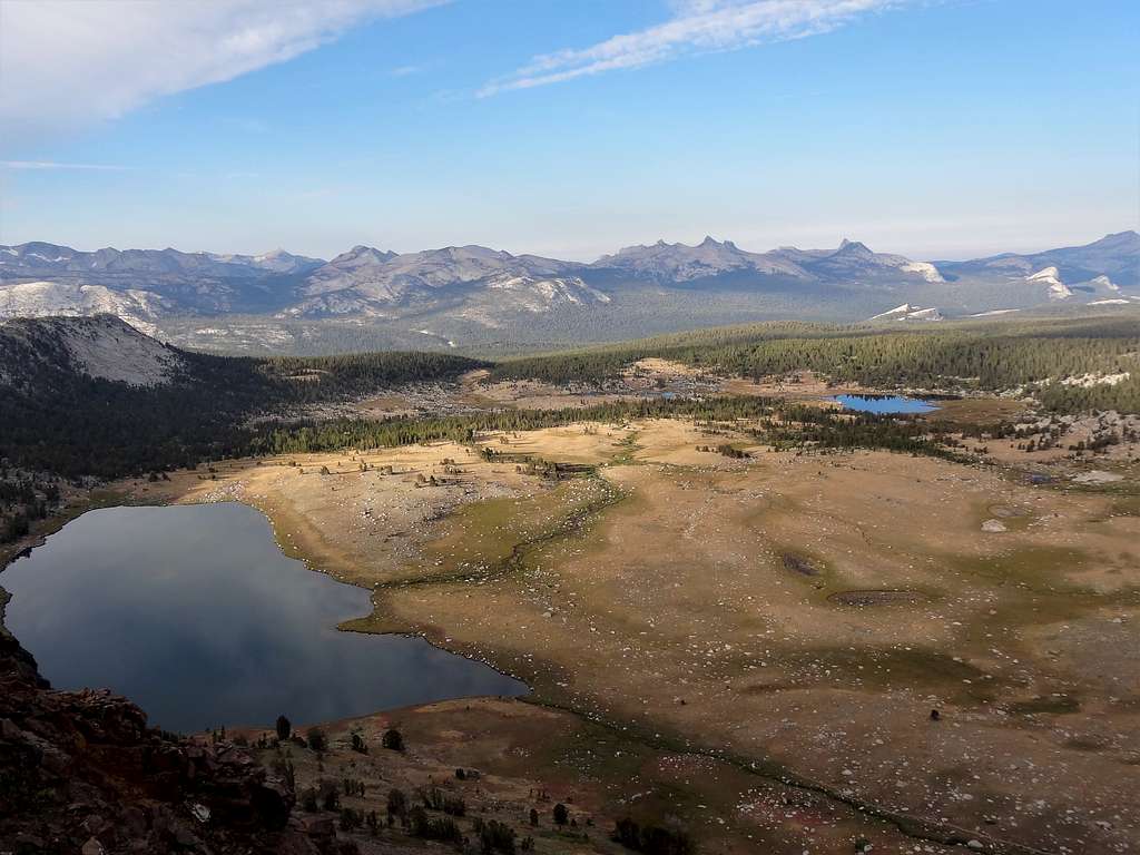 Young Lakes and The Cathedral Range beyond