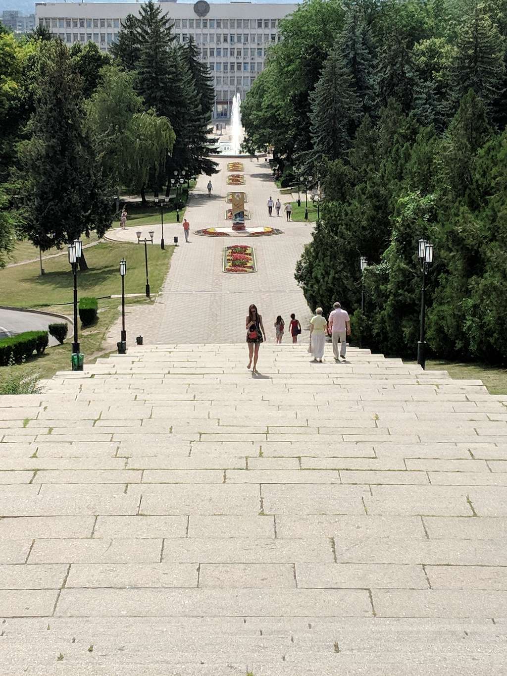 Looking west from Statue of Lenin