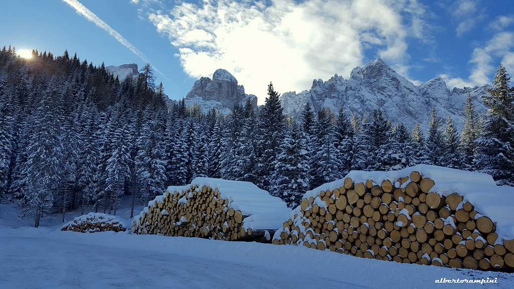 Snowfall, Dolomiti di Sesto