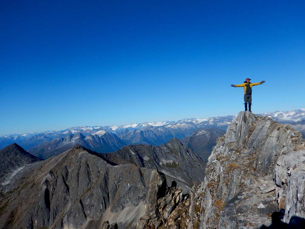 Summit shot looking North