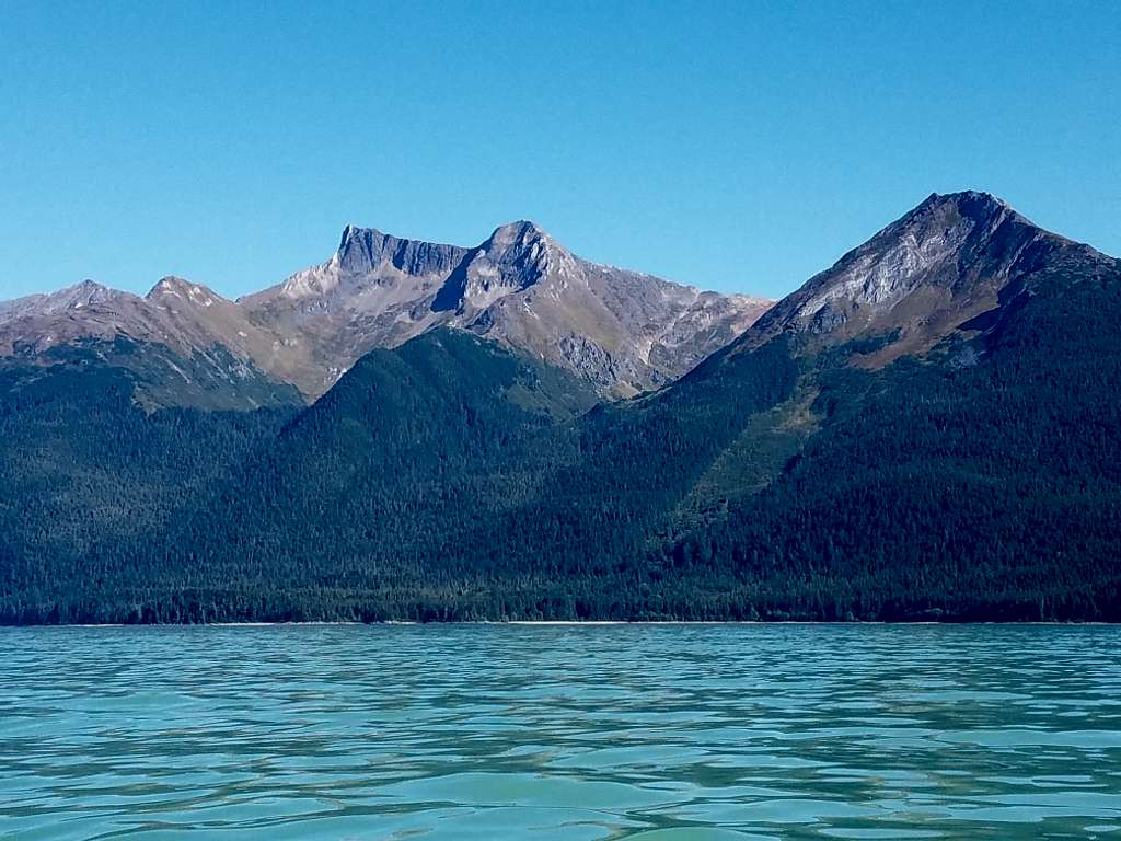 View of Berners Peak from Berners Bay