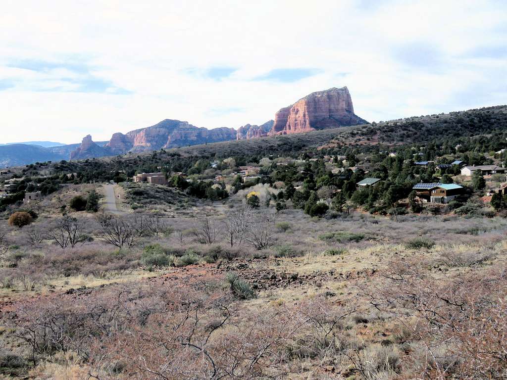 Courthouse Butte from near Jacks Canyon Trailhead