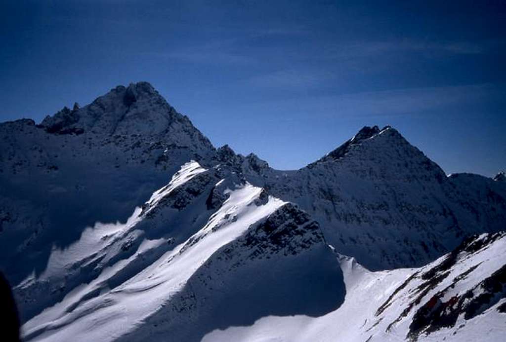 From left:Mount Berrio Blanc...