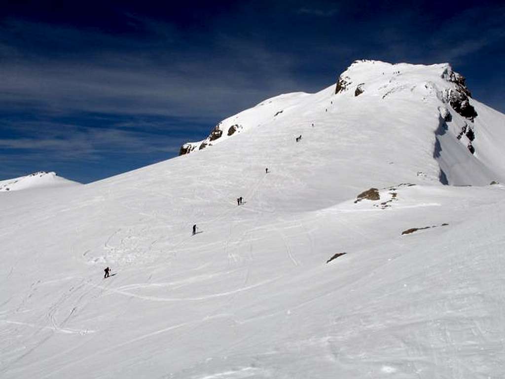 Last part of the Wildhorn ski...