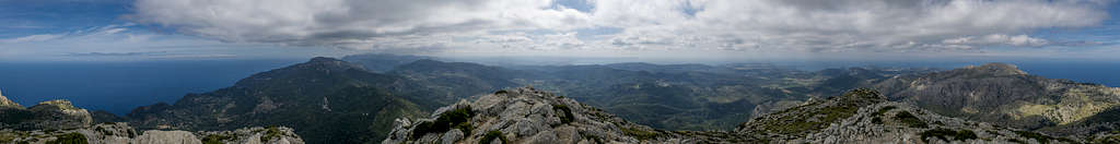 360° summit panorama Puig de Galatzo