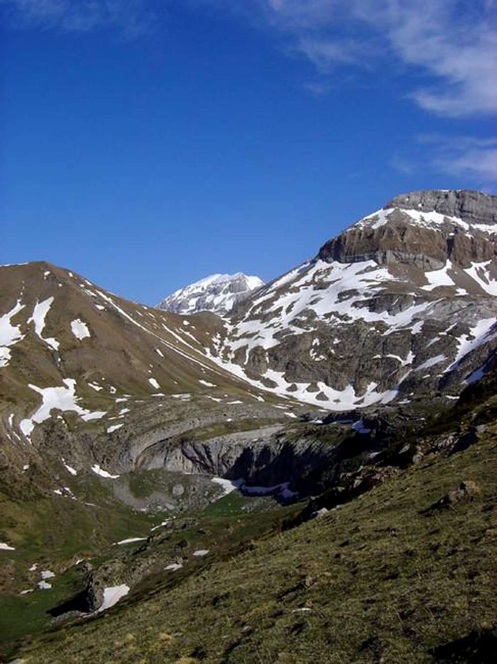 View of Bisaurin over the col...