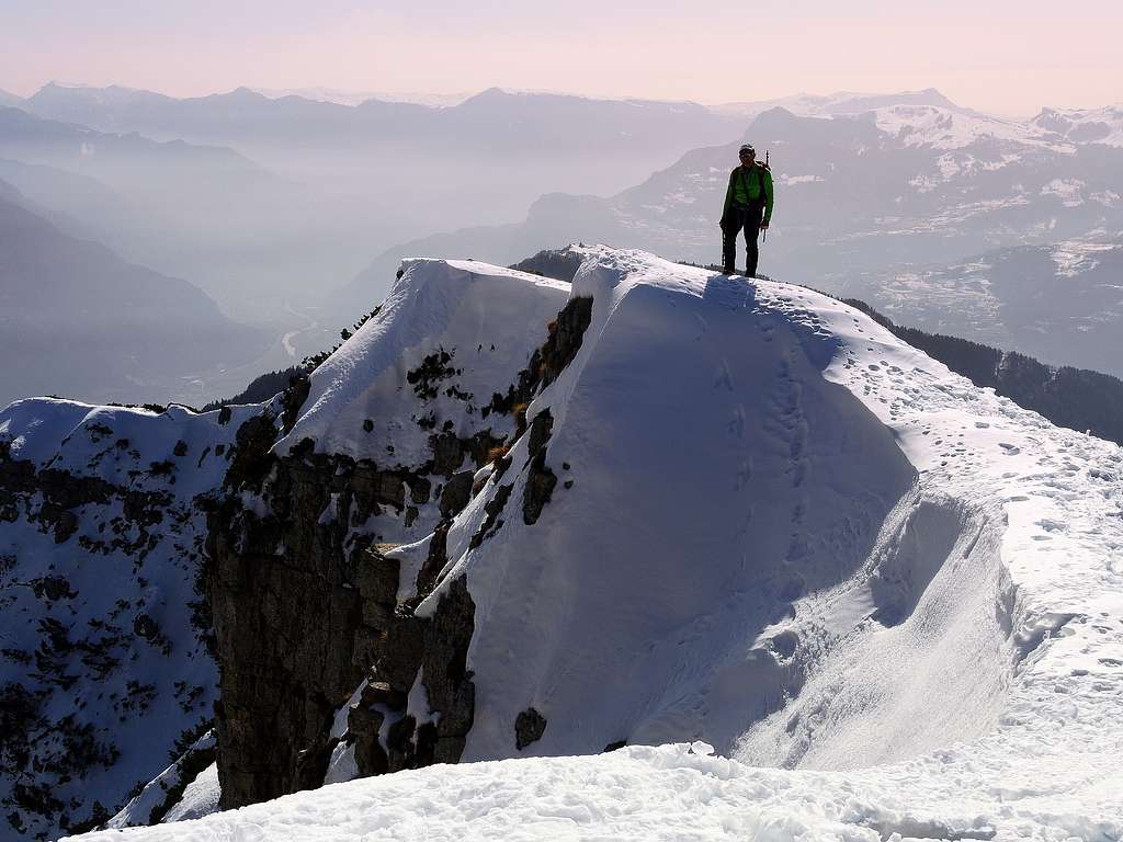Monte Stivo summit ridge