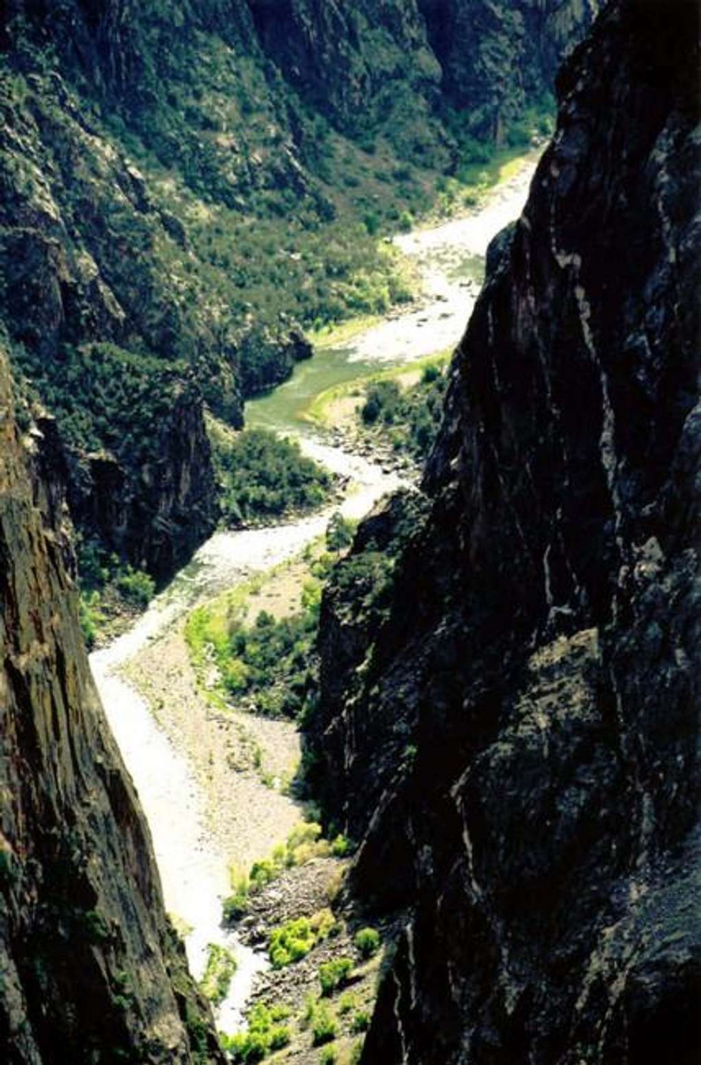 Close up of Gunnison River...