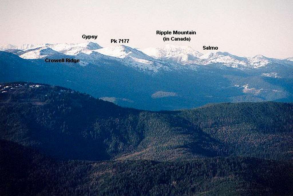 Gypsy Peak environs from the...