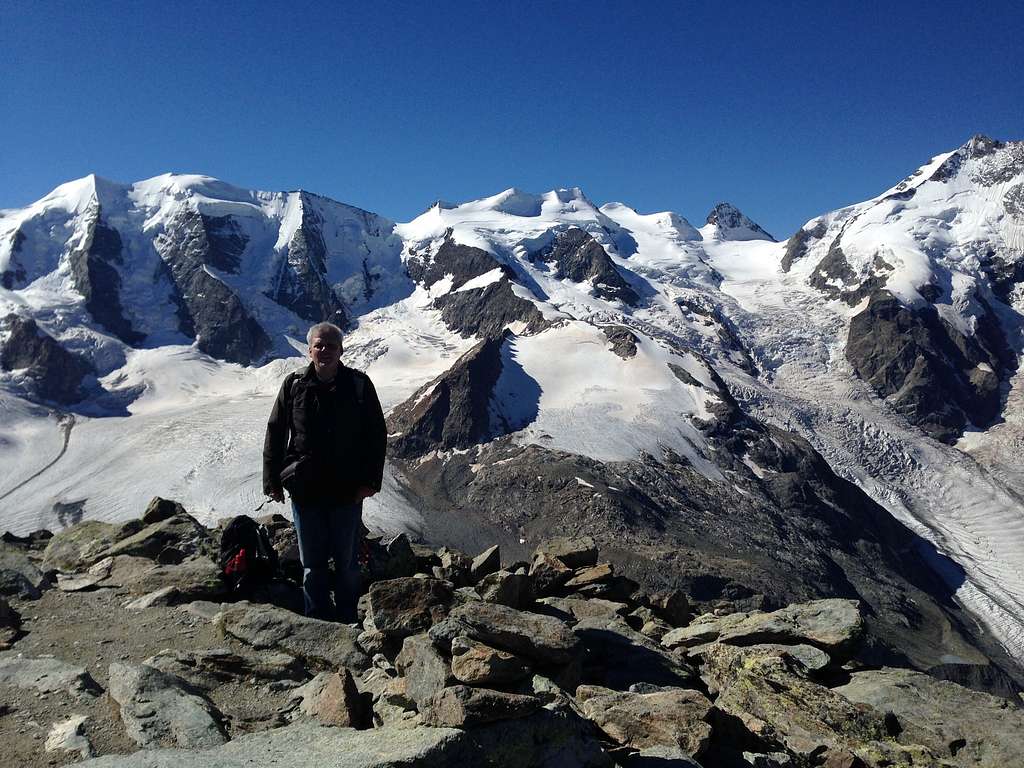 Me on the summit of Munt Pers