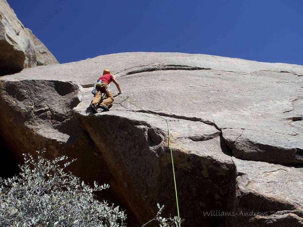 Dow leading Eva Las Vegas, 5.10b**