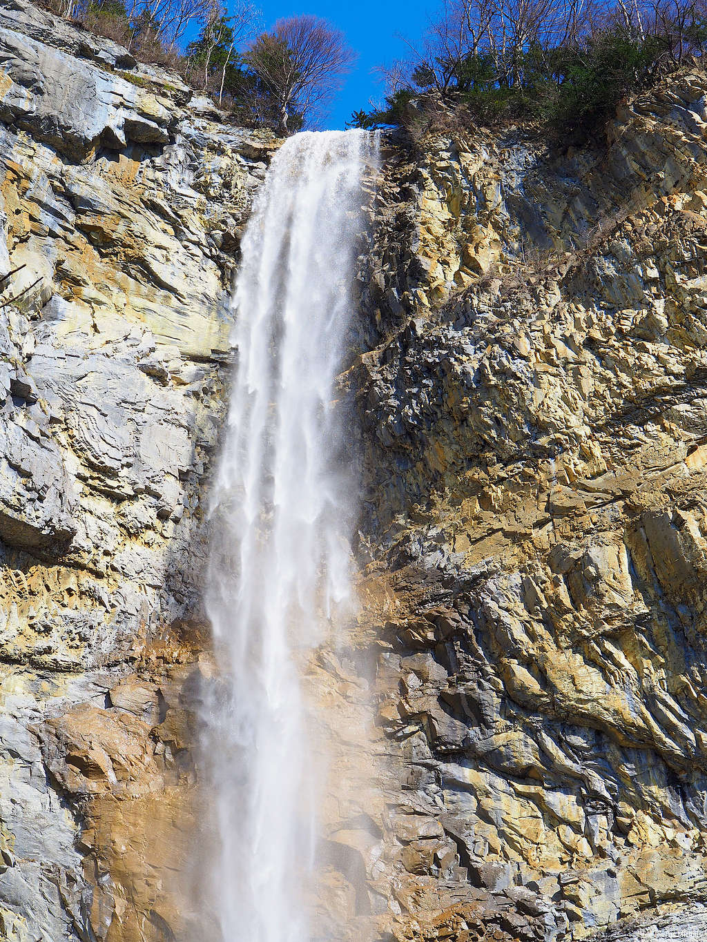 Top of one of the Seerenbach Falls, Switzerland