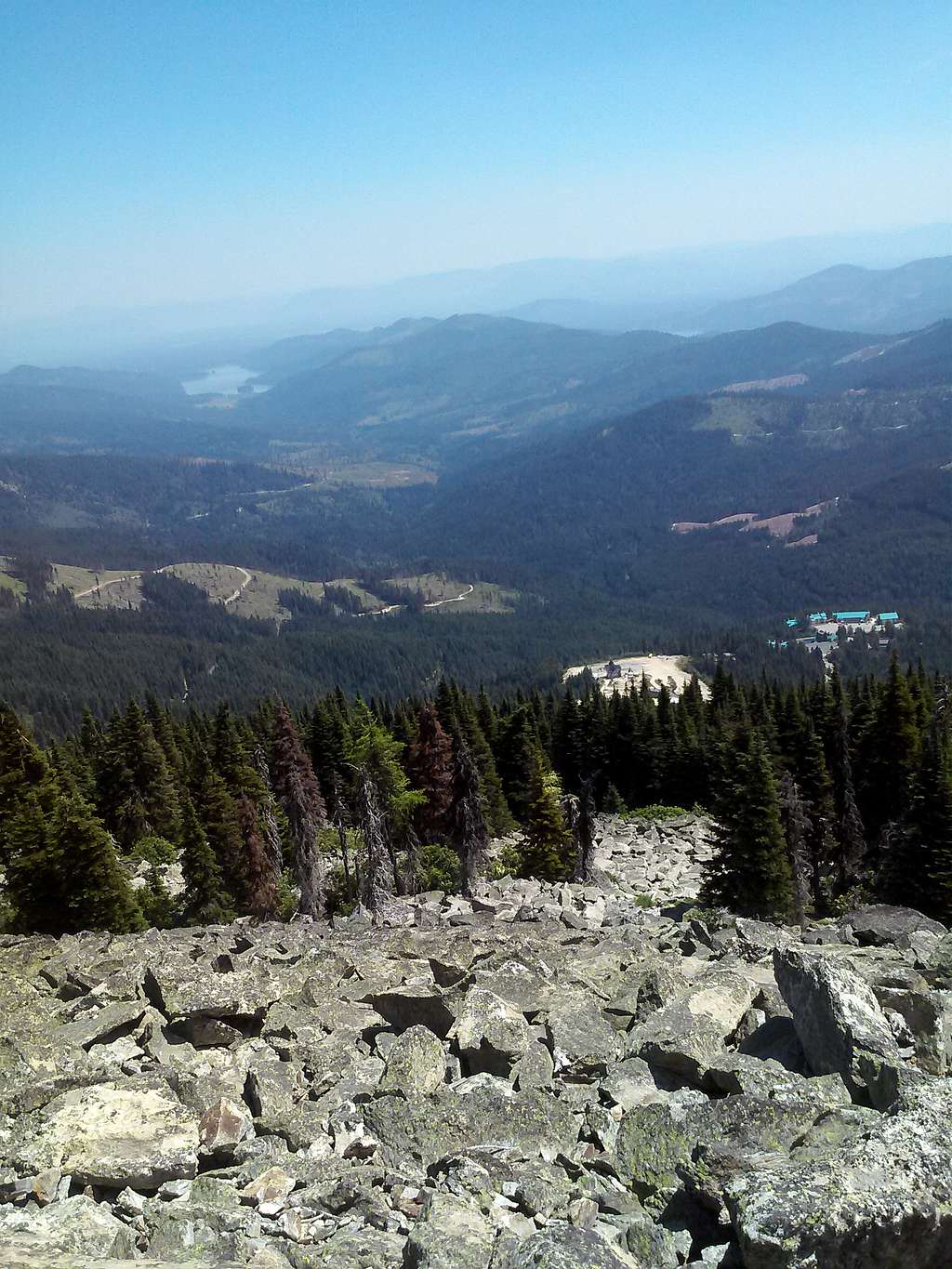 Rock talus of Mt. Spokane