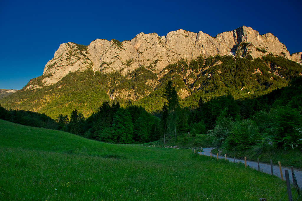 Alphorn and Wartsteinkante, Reiteralpe, Berchtesgaden Alps