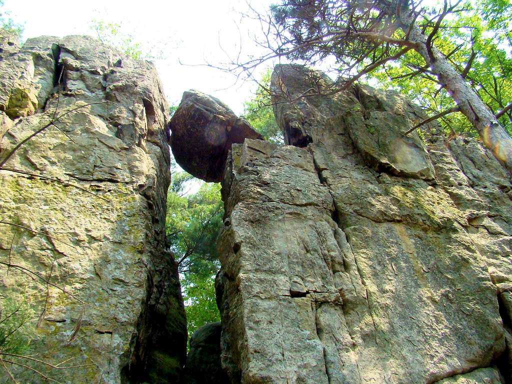 Castle Mound Balanced Rock