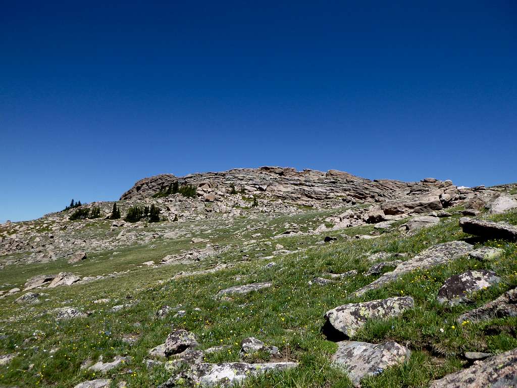 Summit ridge of Bruce Mountain