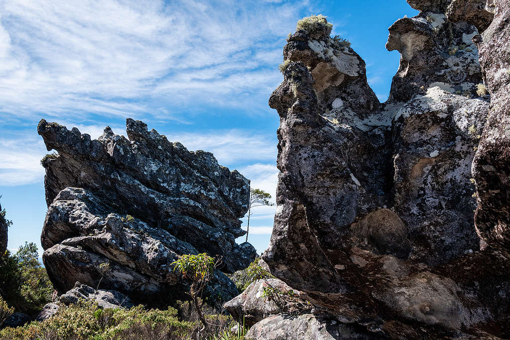 formações rochosas do campo rupestre - rock formations of the rupestrian field