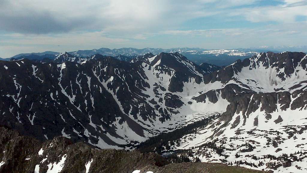 Summit view from Peak Z - West