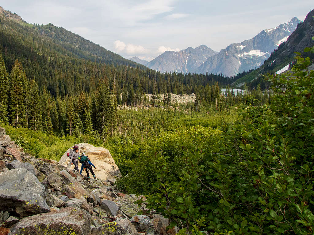 The Boulder Field above Holden Lake