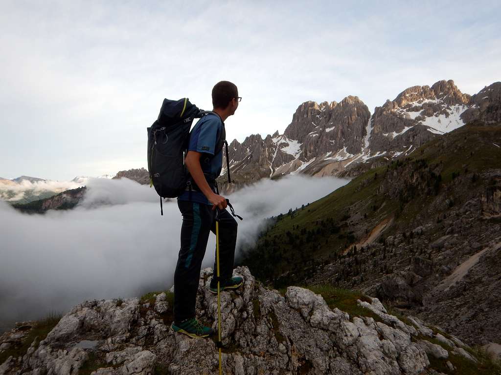 Above Rifugio Vajolet