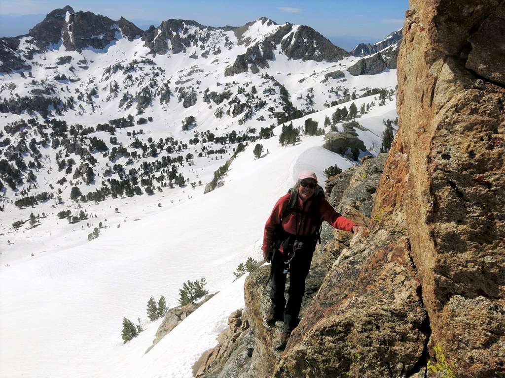 Snow Lake Peak-Penelope at the start of the ridge