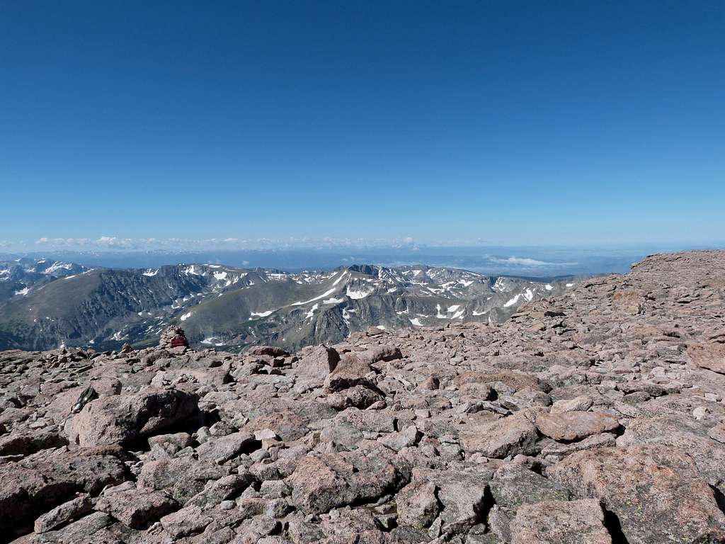 From the summit of Longs