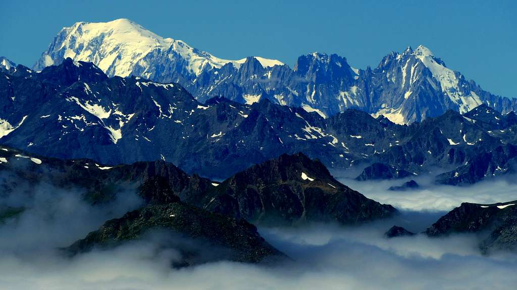 Mont Blanc from Illhorn (2734 m)