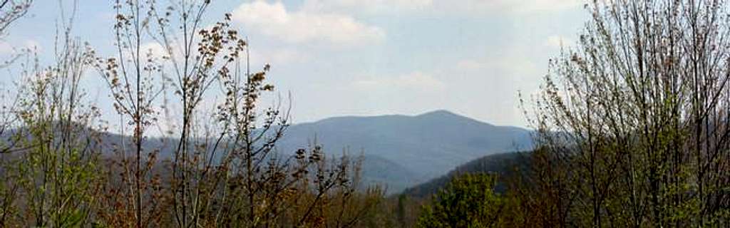 Mount Rogers, seen from one...