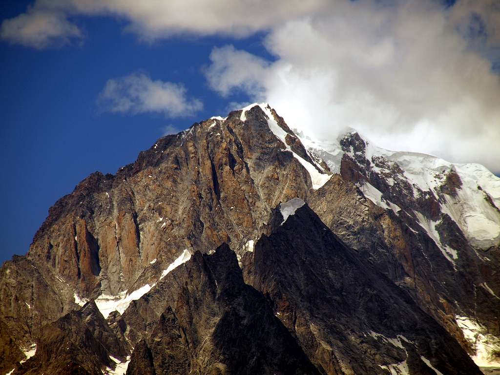 A hot & scorching summer Mont Blanc