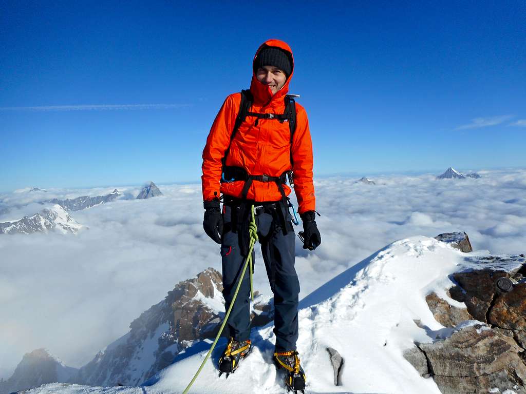 Dufourspitze summit photo