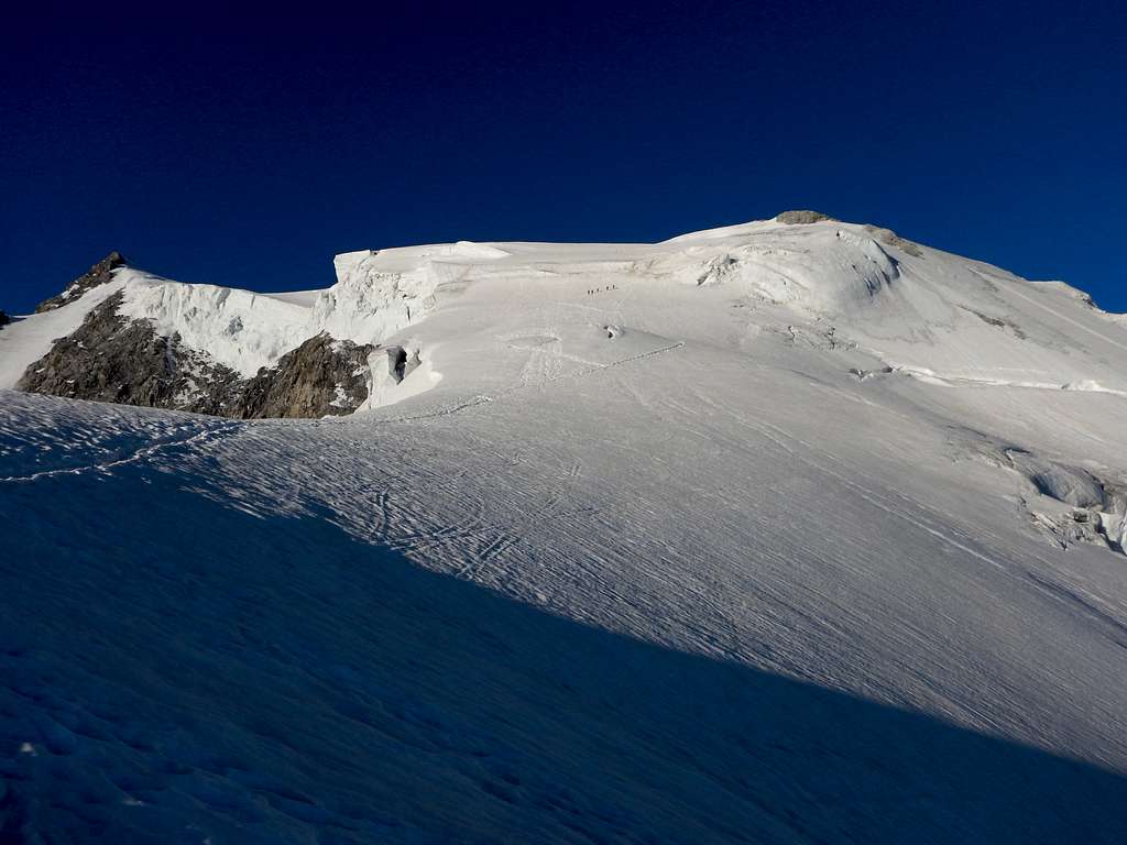 Some of the gentler slopes on the north side of Ortler.