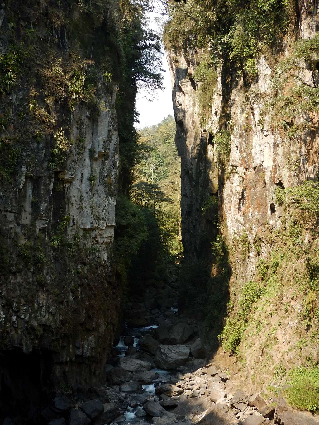 The gorge near Cacada de Texolo