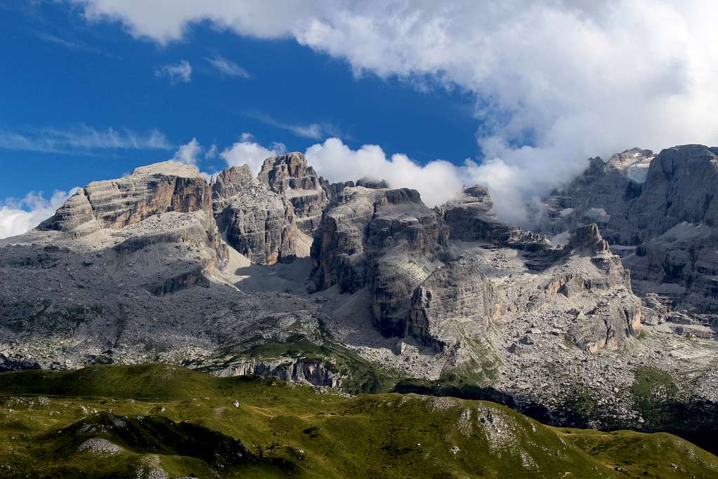 Alfredo Benini ferrata, Central Brenta dolomites.