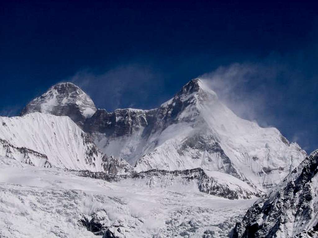 Nanda Devi at dawn, spring...