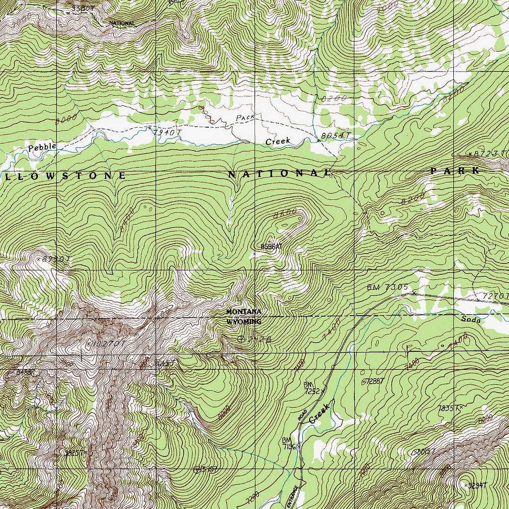 North Barronette Map