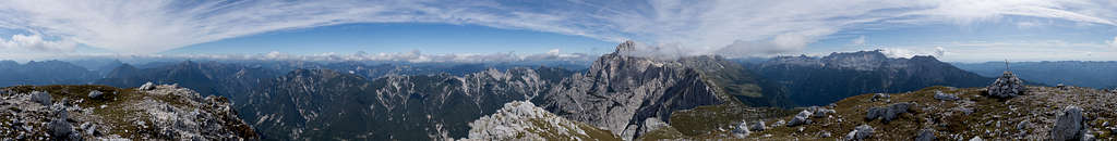 360° summit panorama Monte Cimone