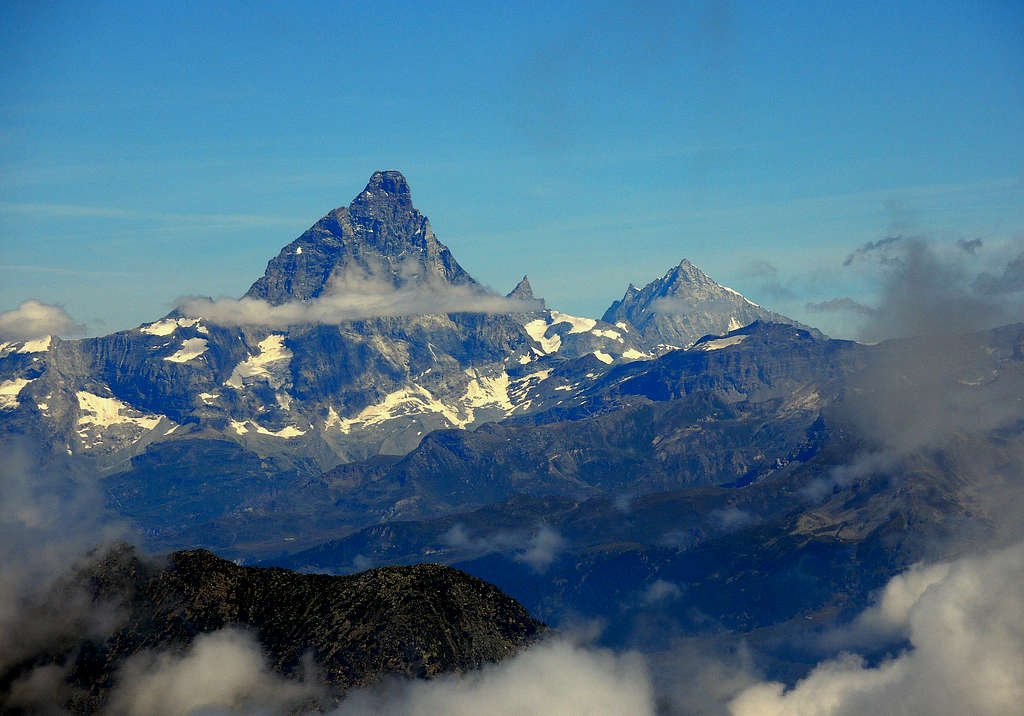 Close up of Cervino Matterhorn