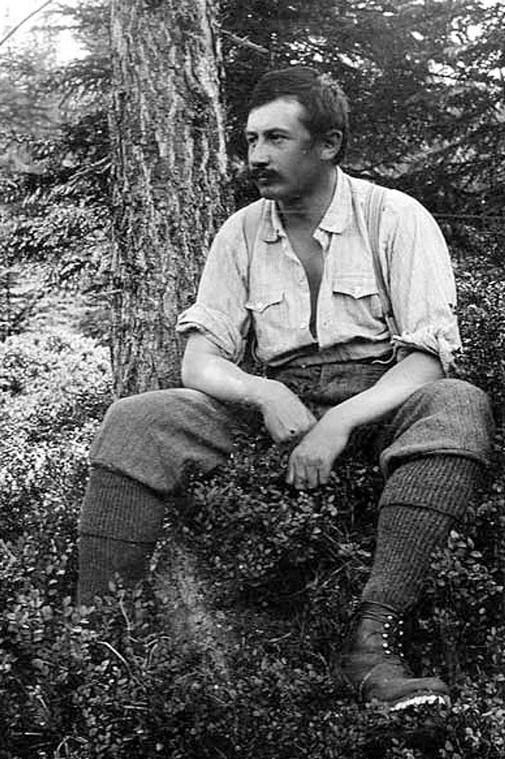 Otto Ampferer, the first summiter of Campanile Basso di Brenta
