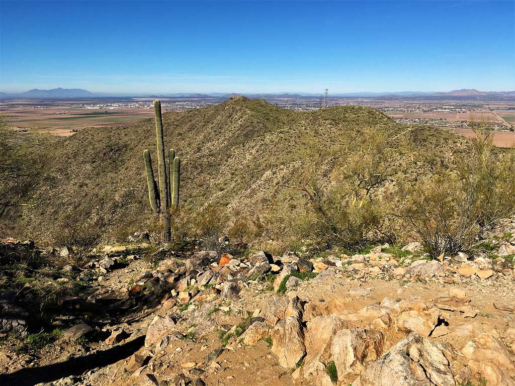View north from the summit