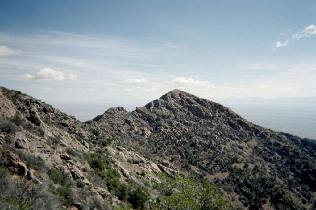 A view of Ladron Peak.