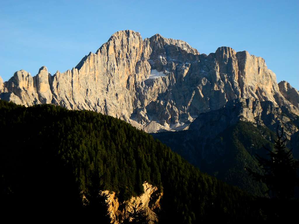 Monte Civetta seen from West