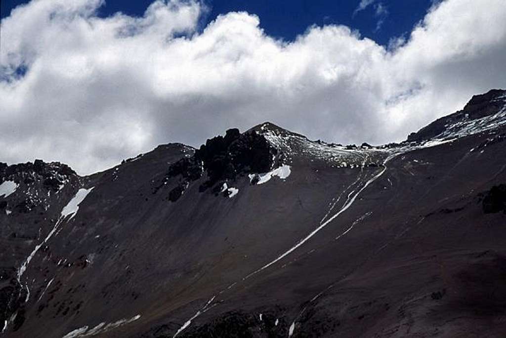 The Manso/Cuerno Ridge.
 In...