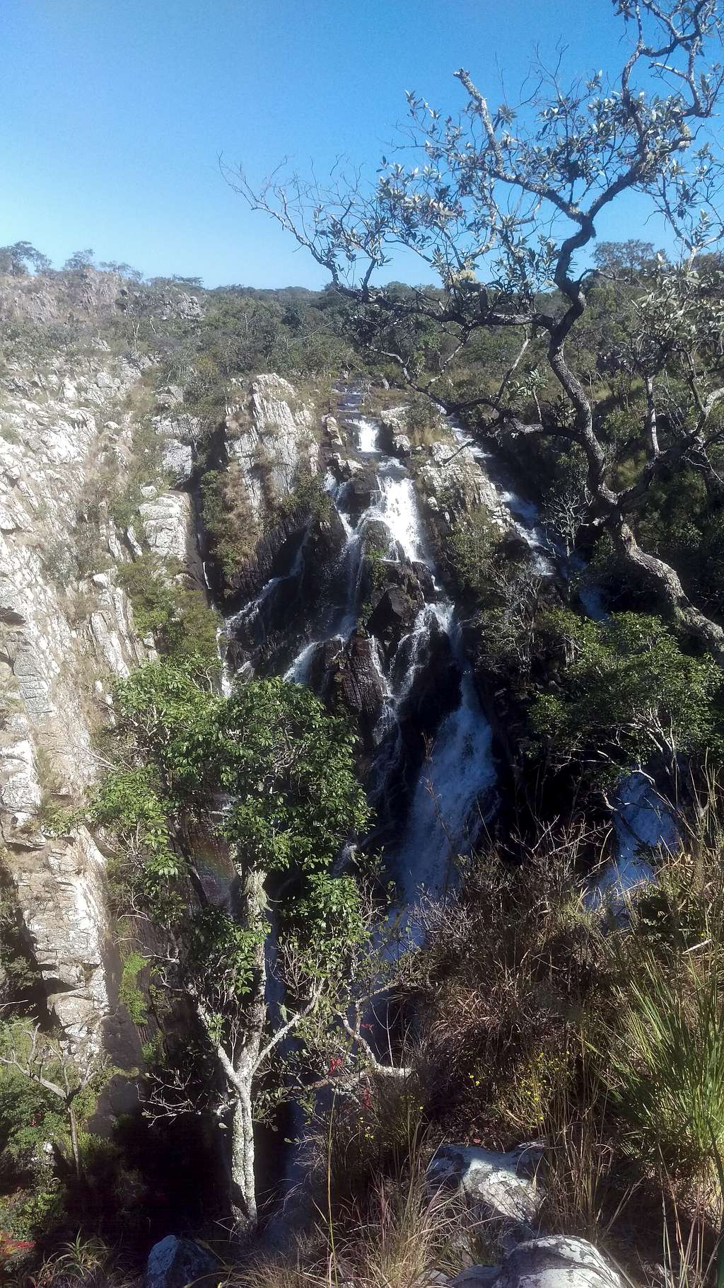Kundalila Falls (Zambia), where the Kaombe River drops 90' off of the Muchinga Escarpment