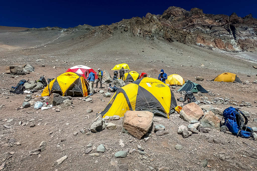 Camp 1 on Aconcagua